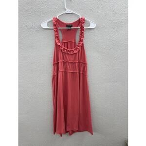 Womens Sam & Max Dress Size Small Ruffled Sleeveless Tank Top